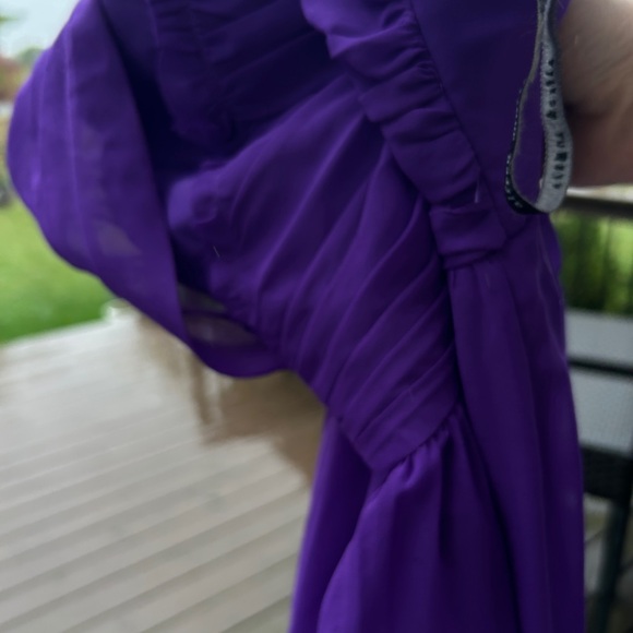 Alfred Angelo Vibrant Purple Bridesmaid Dress - Picture 13 of 15
